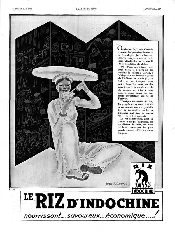 Promotion du riz indochinois